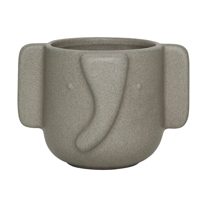 Pot Elephant Ø9,6 cm - Stone - OYOY