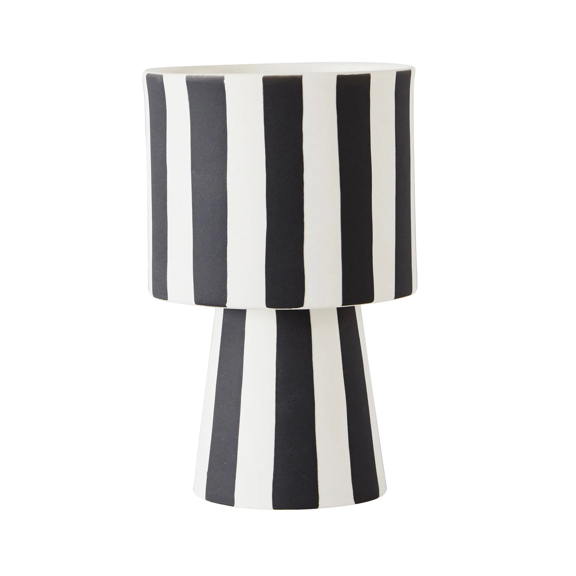 Pot Toppu Ø10cm, Noir-Blanc OYOY