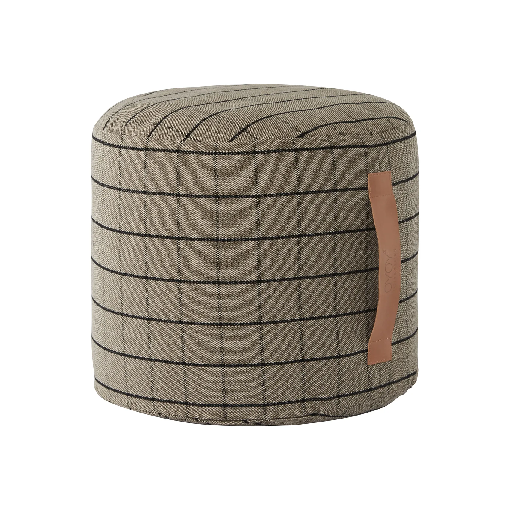 Pouf Grid Ø40 cm, Clay OYOY