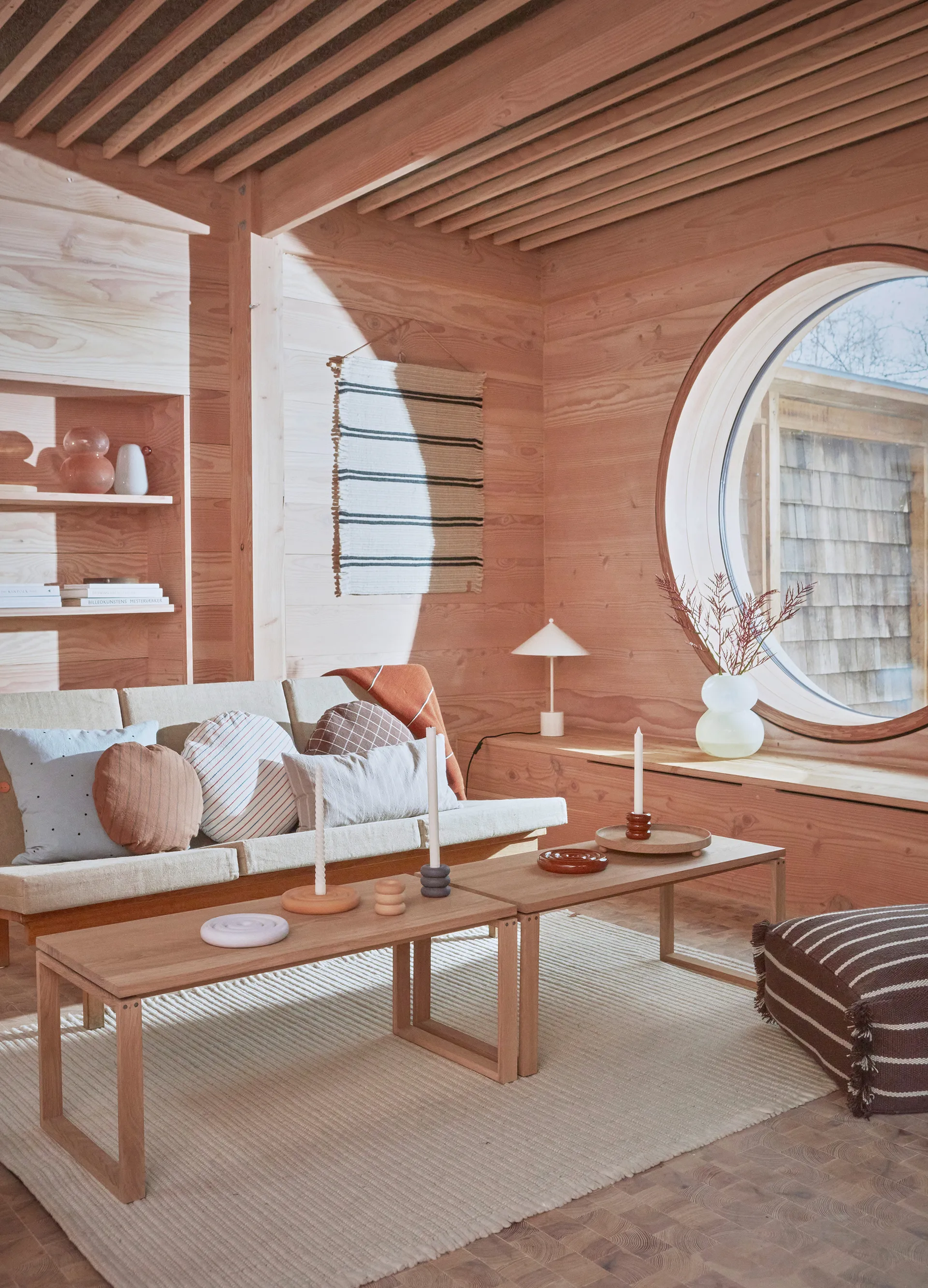 Pouf Lina 32x62 cm, Choko OYOY