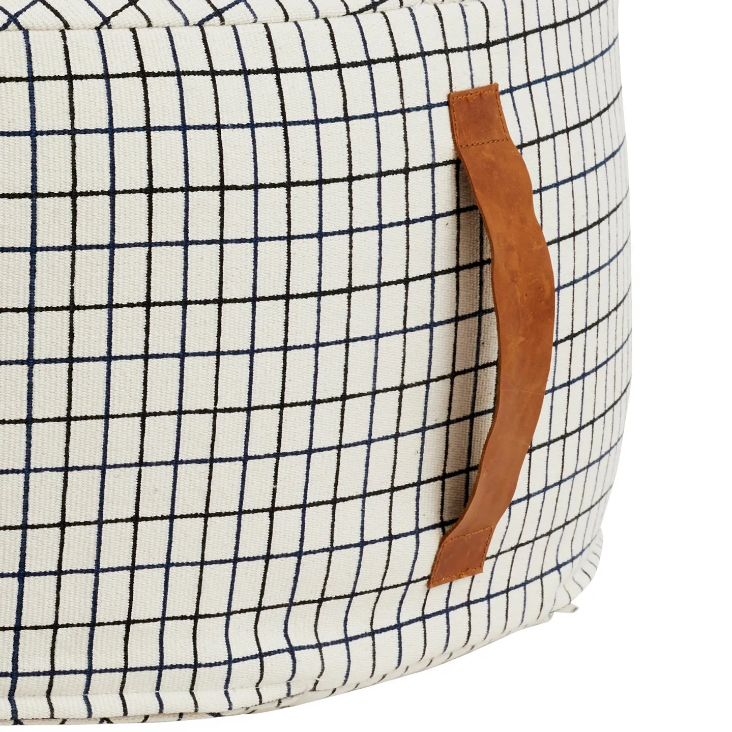 Pouf Sit on me, rond blanc OYOY