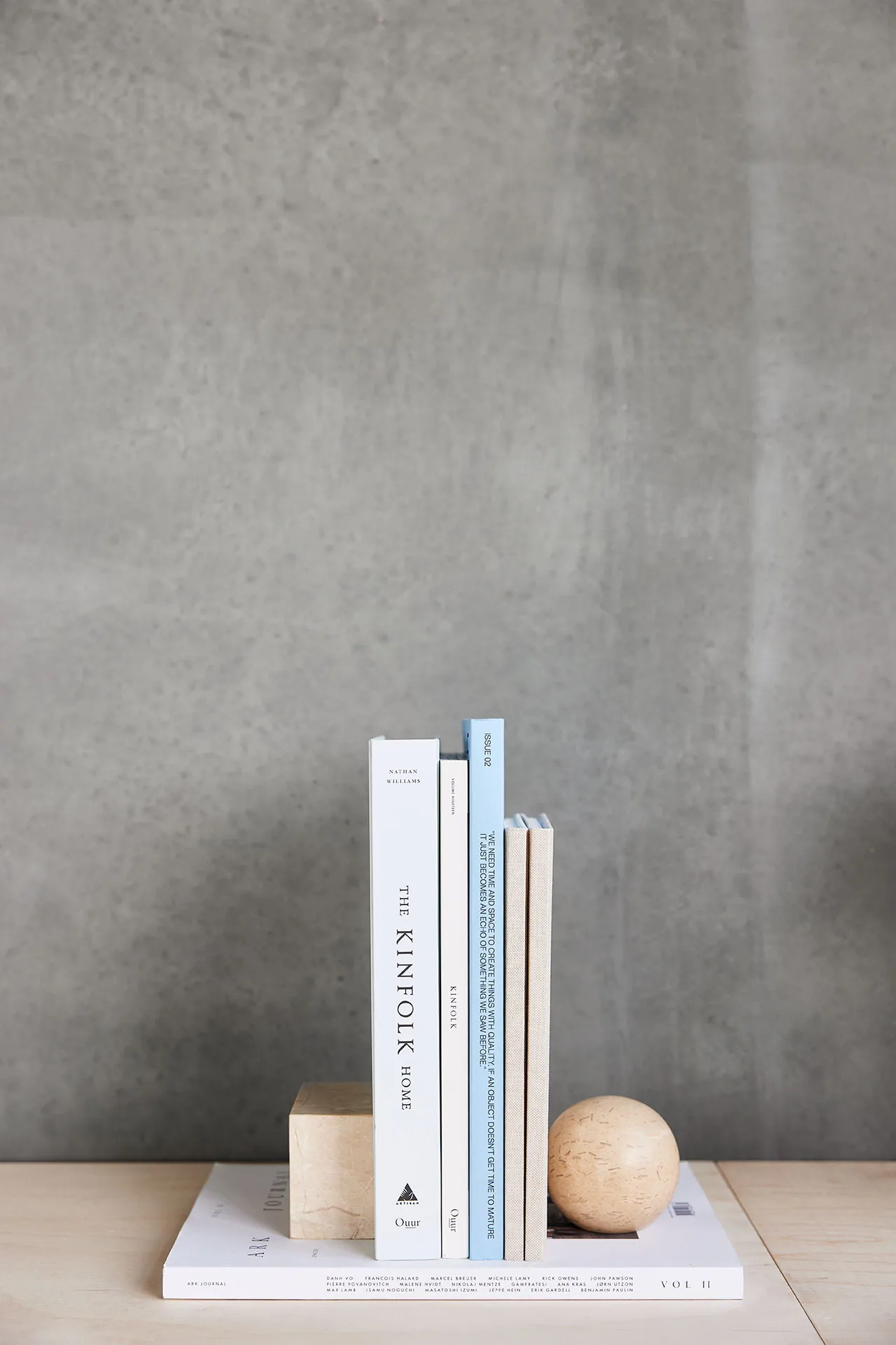 Savi Square support de livre, Marbre OYOY