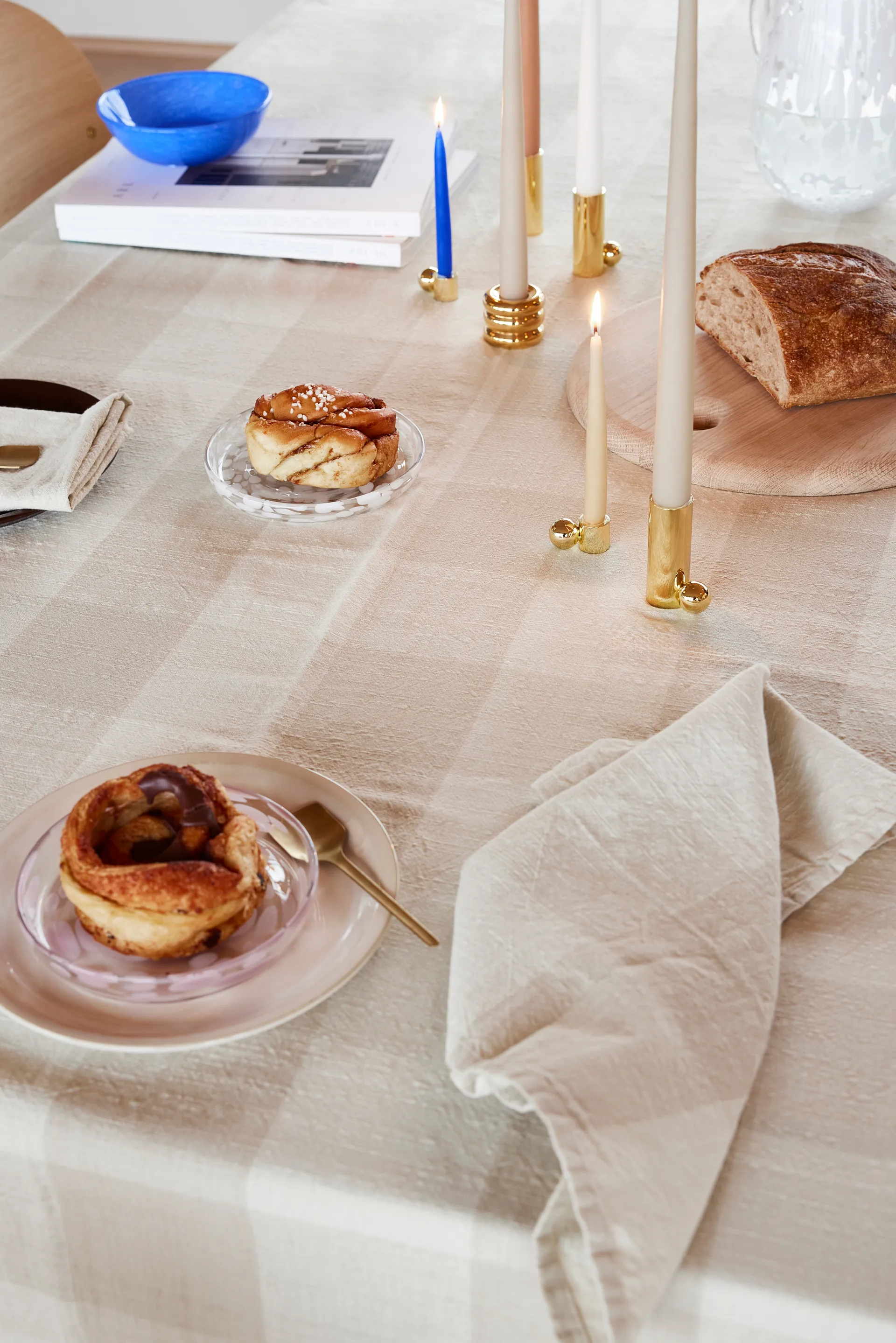 Serviette Chess lot de 2, Clay OYOY