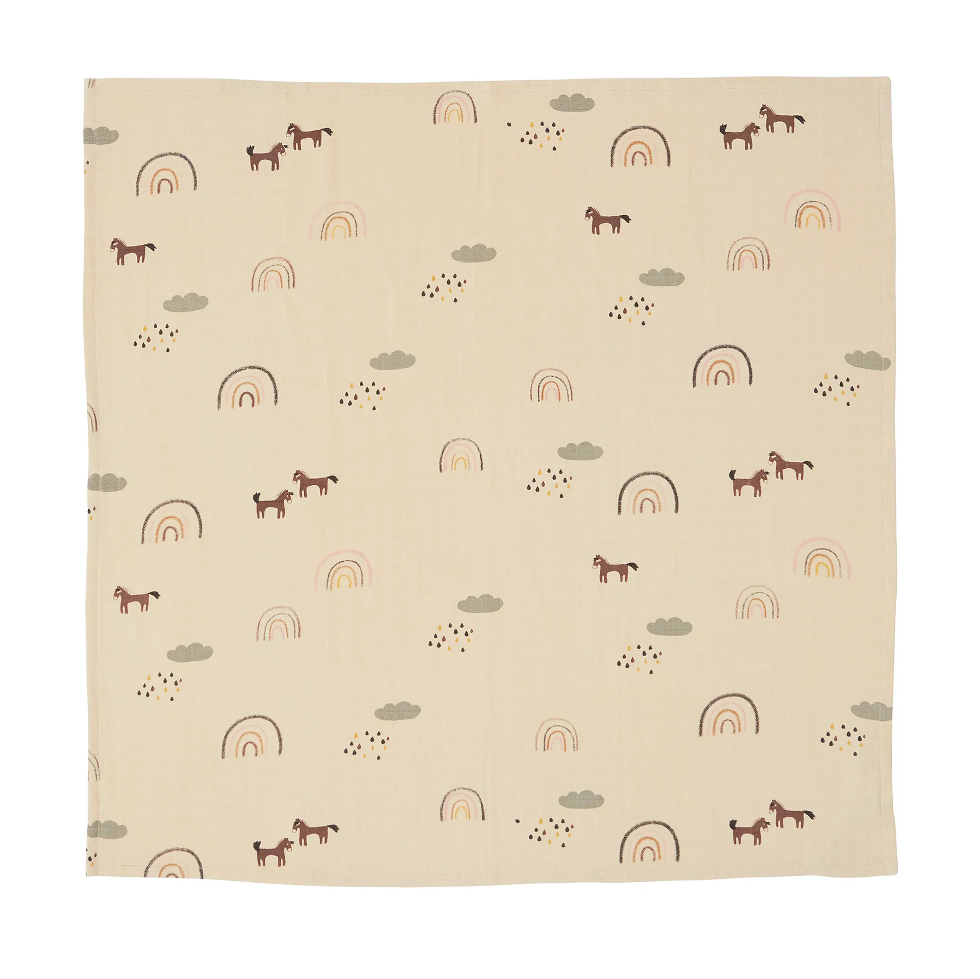Serviette/Couverture OYOY Mini Muslin Square Lot de 3, Rainbow OYOY