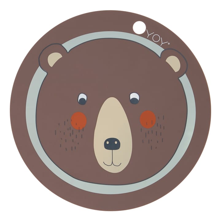 Set de table Bear, marron OYOY
