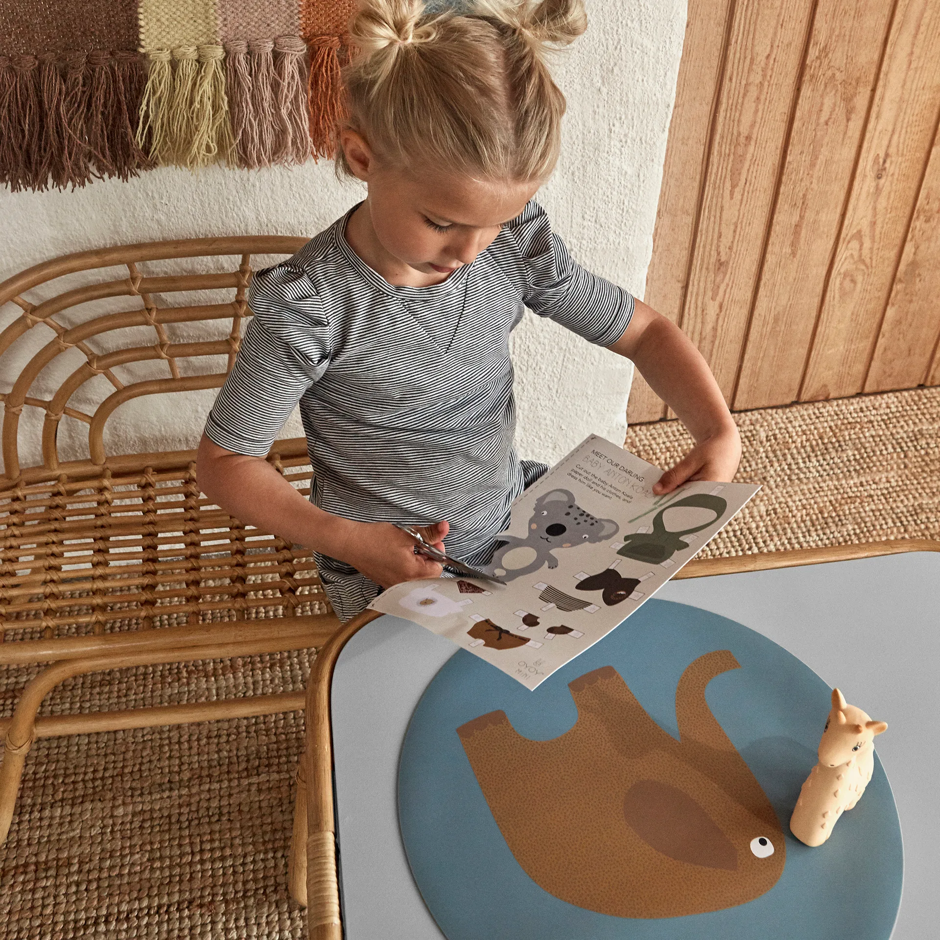 Set de table Elephant, Tourmaline OYOY