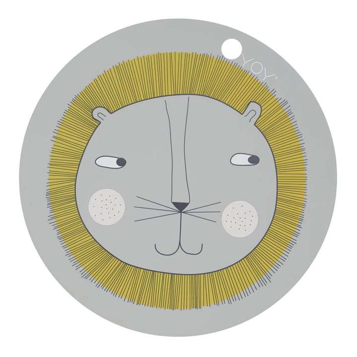 Set de table Lion, gris OYOY