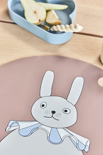 Set de table Rabbit Pompom Ø39 cm - Argile - OYOY