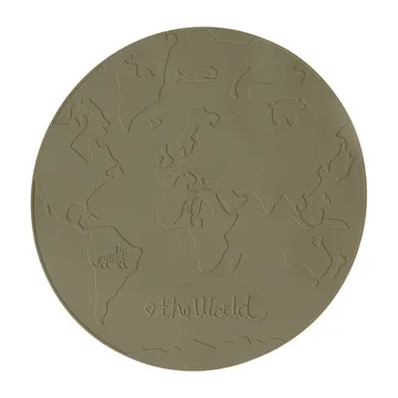 Set de table The World - Olive - OYOY