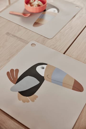 Set de table Toucan - Clay - OYOY