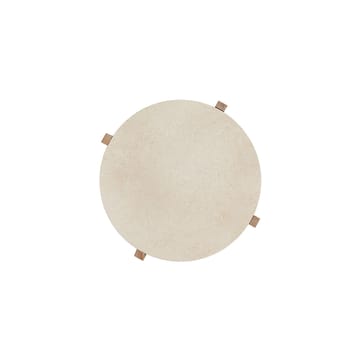 Table basse Lune en marbre Ø50 cm - Nature-white - OYOY