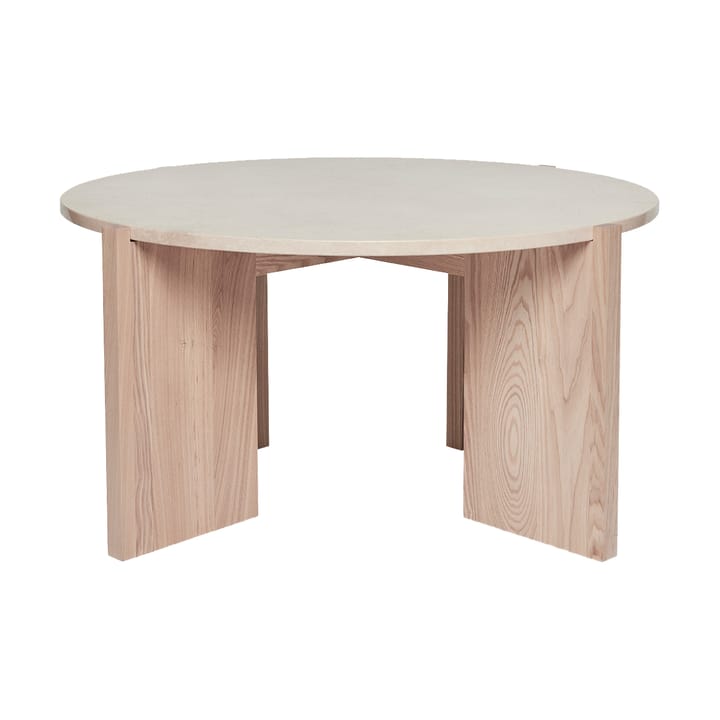 Table basse Lune en marbre Ø84 cm - Nature-white - OYOY