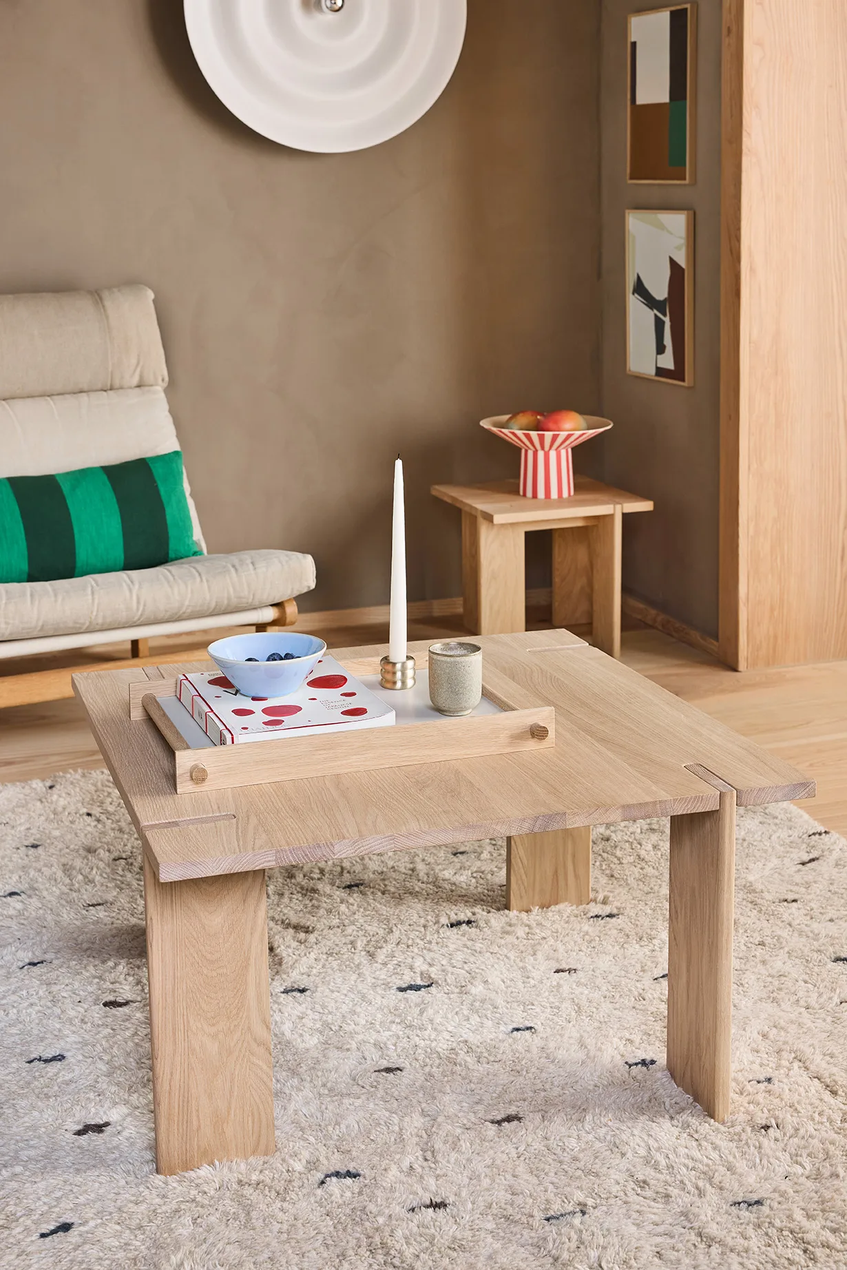 Table basse OY Square 40x75x75 cm, Nature OYOY