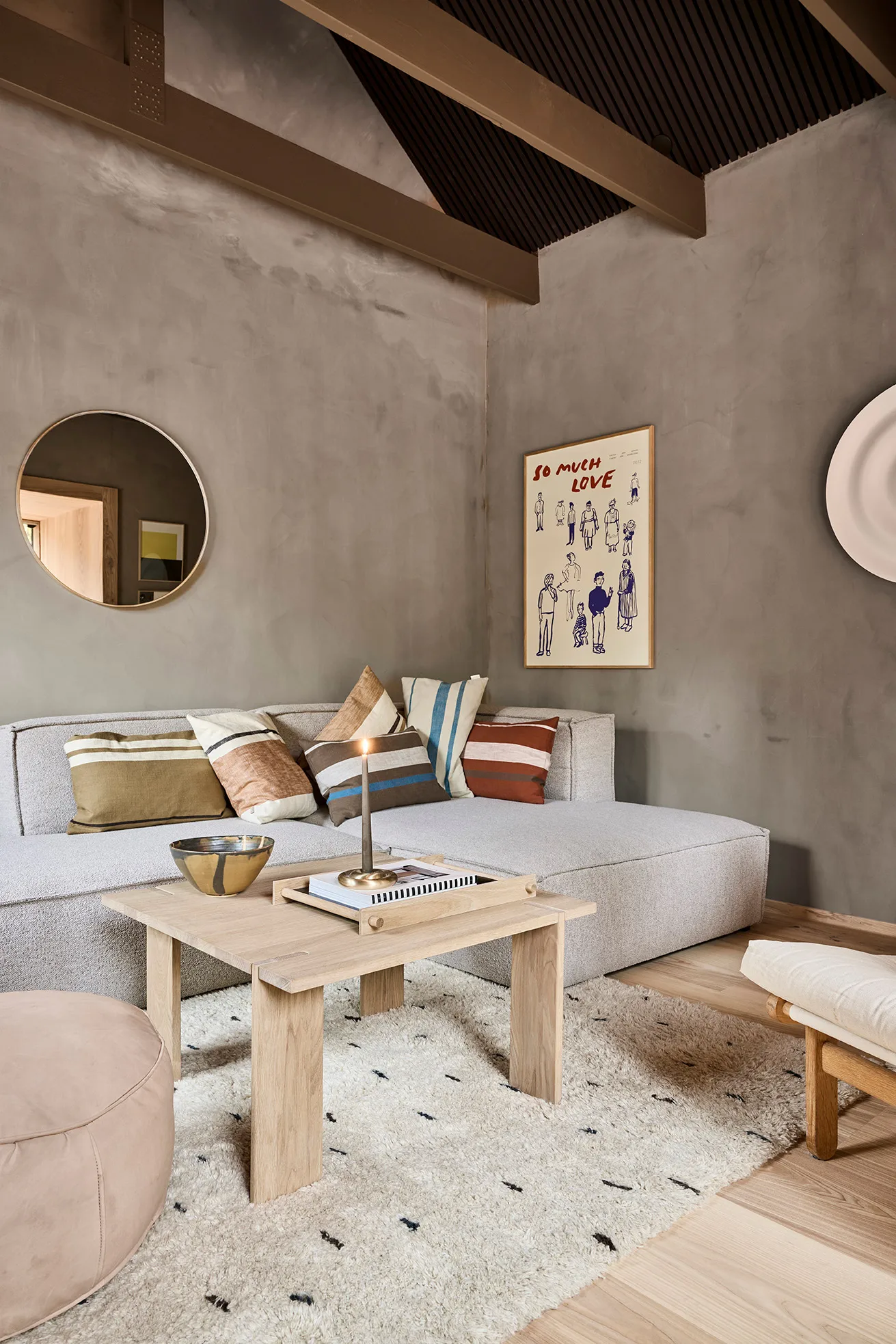 Table basse OY Square 40x75x75 cm, Nature OYOY