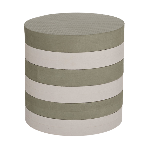 oyoy tabouret empilable iro olive-clay