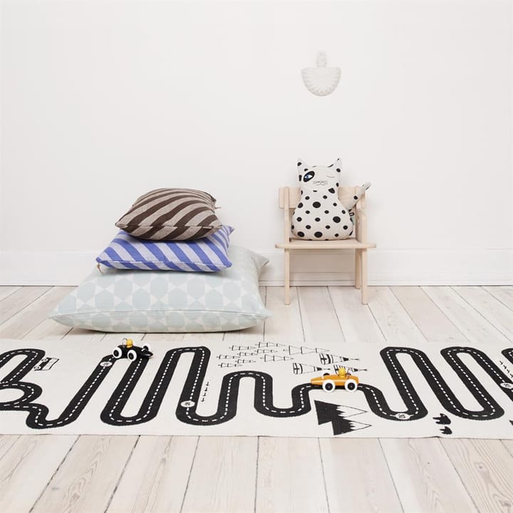 Tapis Adventure 70x180 cm, beige-noir OYOY