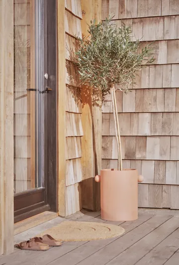 Tapis de porte Rainbow 55x75 cm - Nature - OYOY