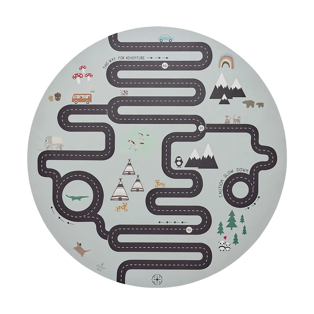 Tapis d'enfant Aventure 112x112 cm, Multi OYOY