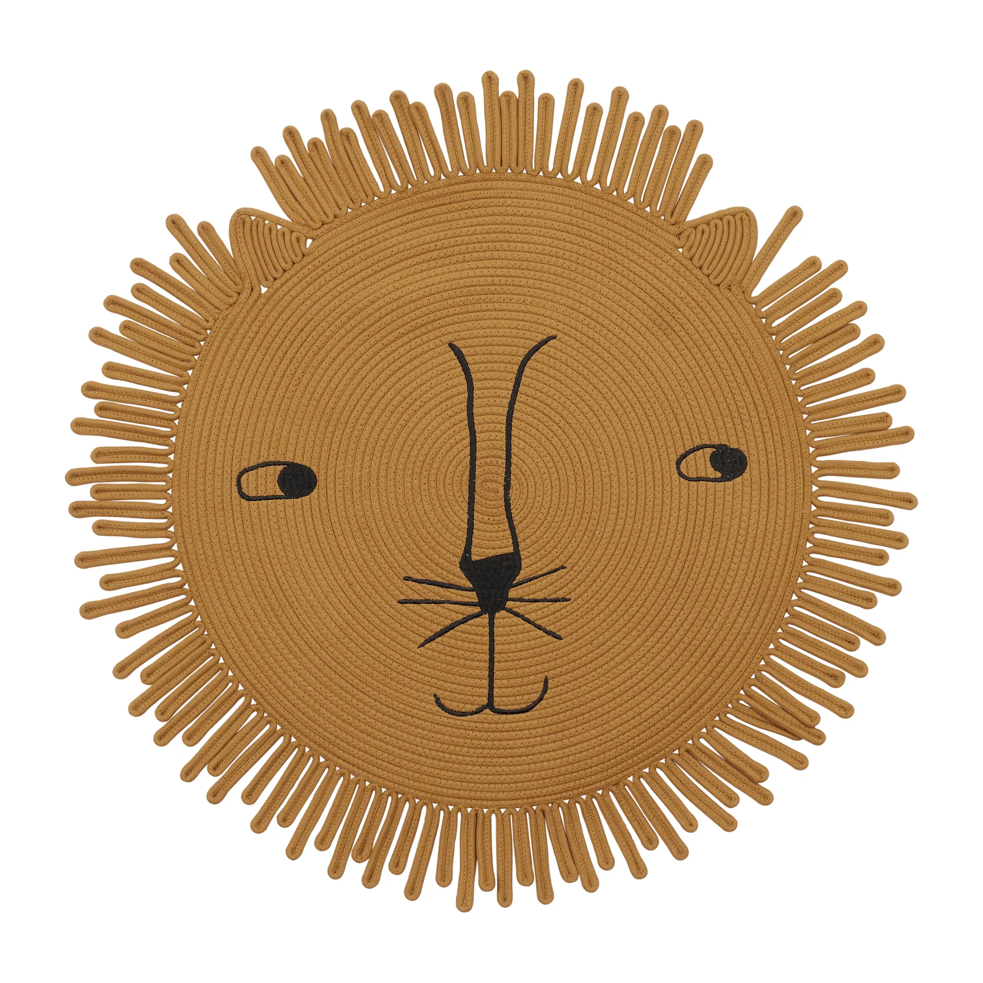 Tapis enfant Mara Lion, Ø98 cm OYOY