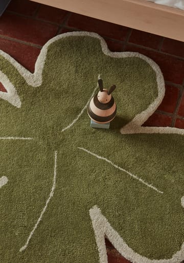 Tapis Lucky Clover 95x95 cm - Green - OYOY