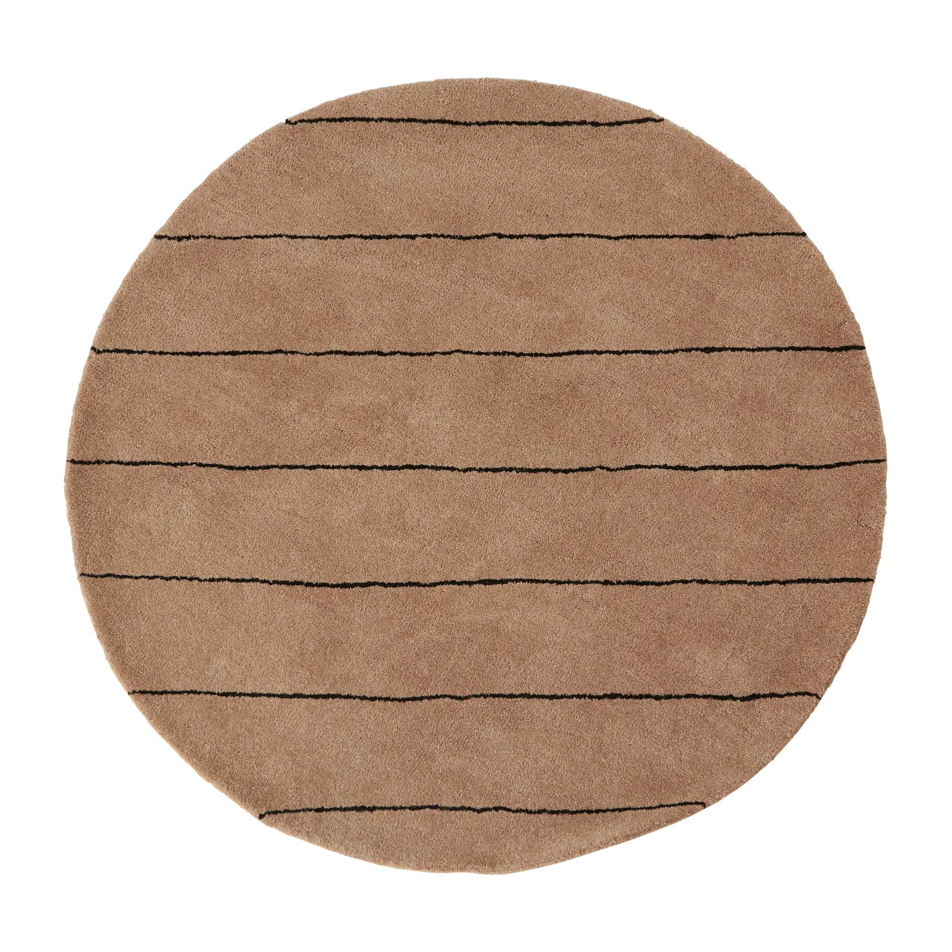 Tapis rond Striped Ø120 cm, Choko OYOY