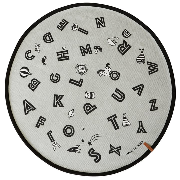 Tapis The alphabet Ø120cm - Gris - OYOY
