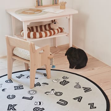 Tapis The alphabet Ø120cm - Gris - OYOY