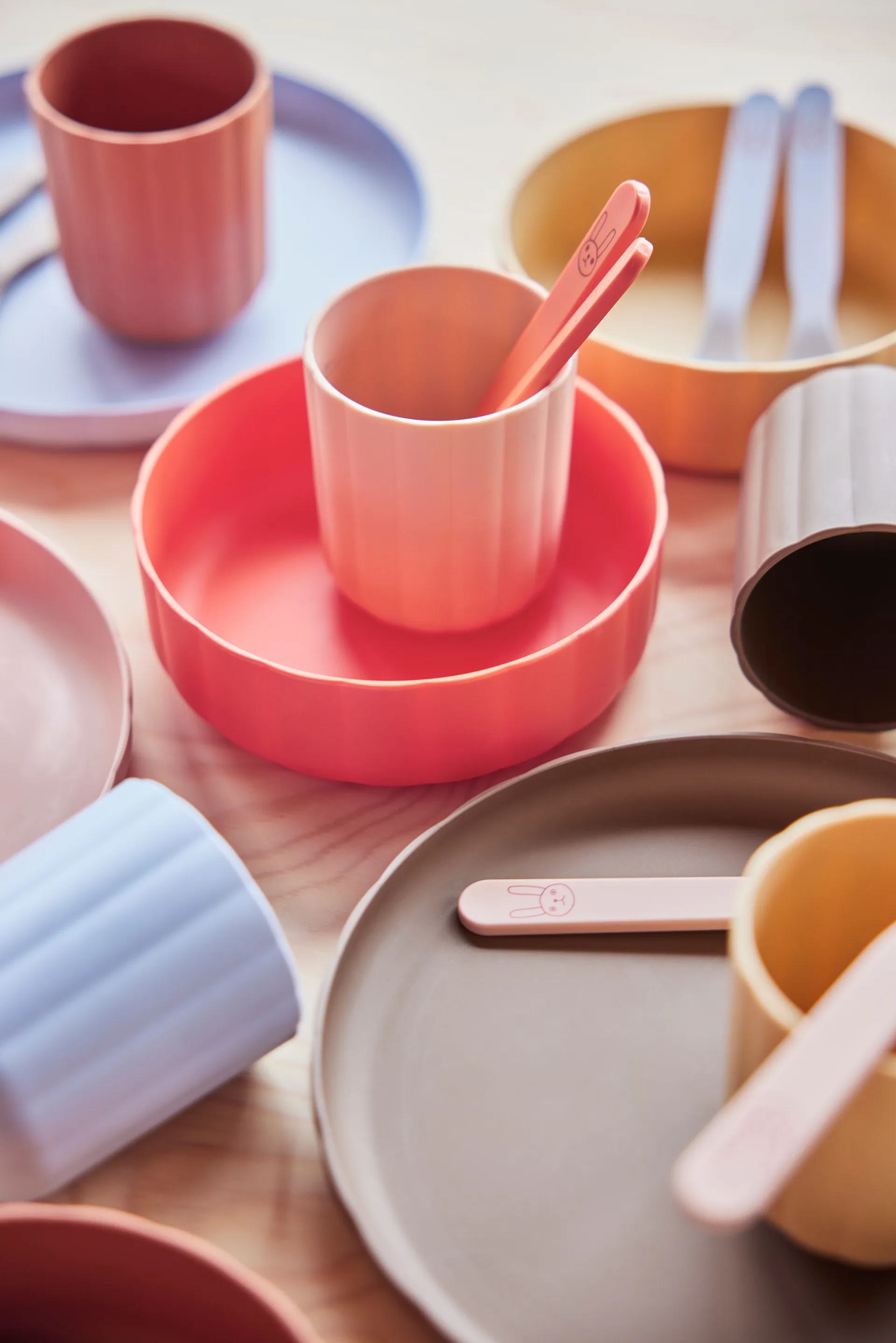 Tasse Pullo lot de 2, Rose-apricot OYOY