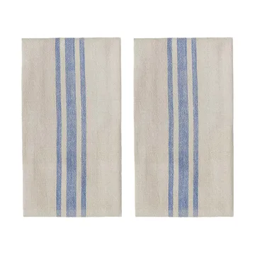 Torchon de cuisine Linu, lot de 2 - Blue - OYOY