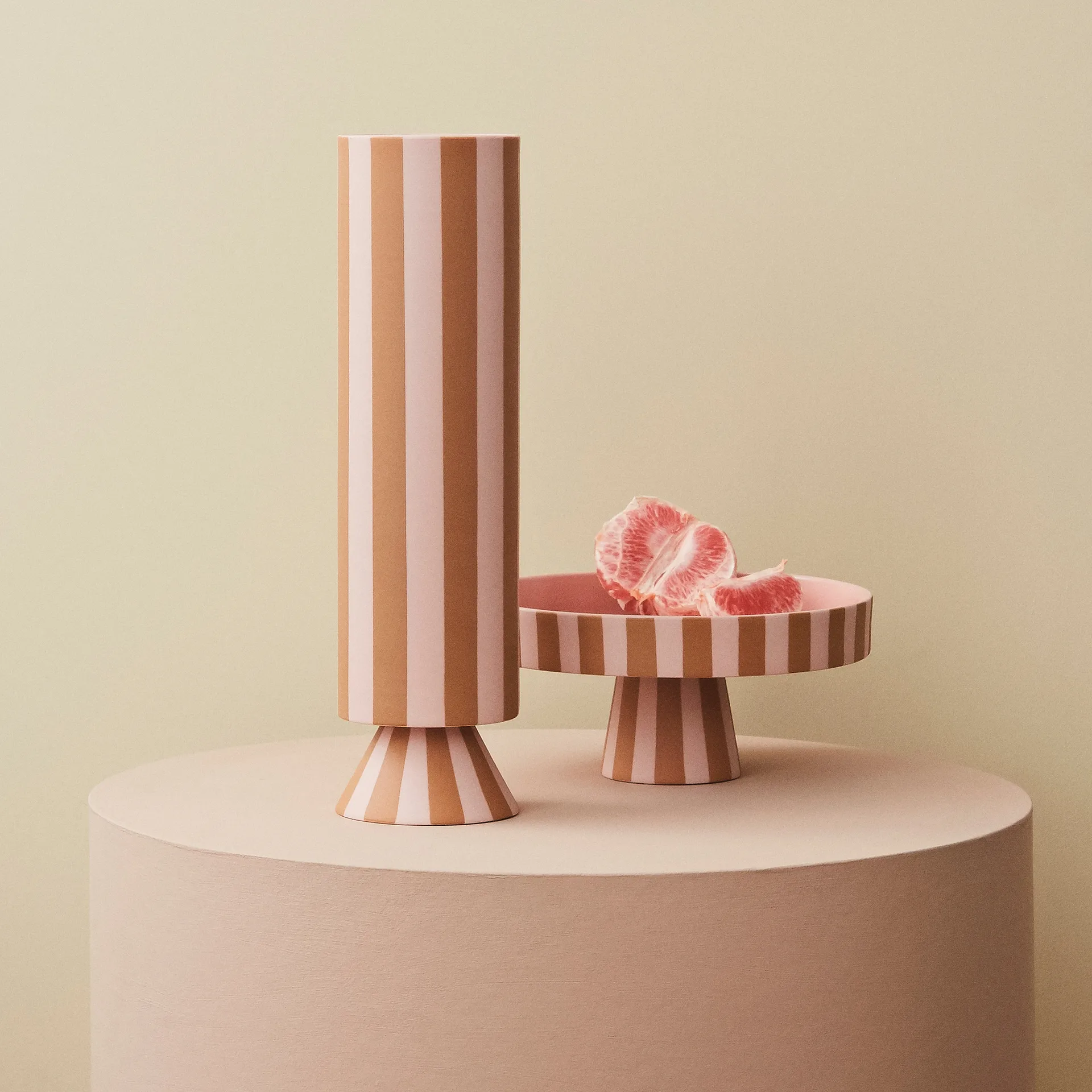 Vase Toppu 31 cm, Caramel OYOY