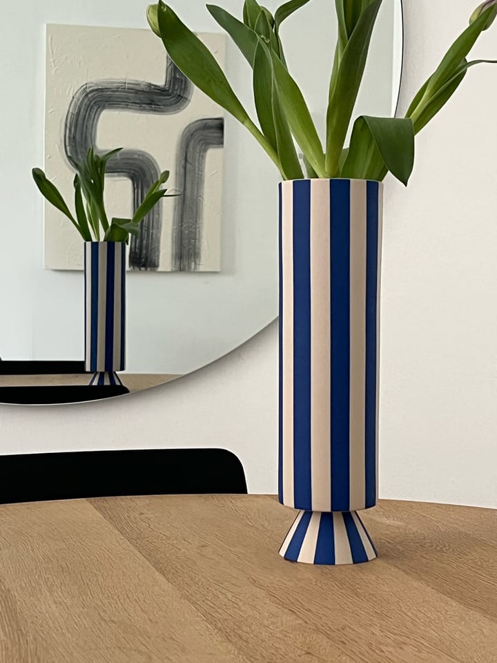 Vase Toppu 31 cm - Optic blue - OYOY