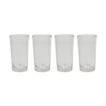 Verres highball Kuki, lot de 4 - Transparent - OYOY