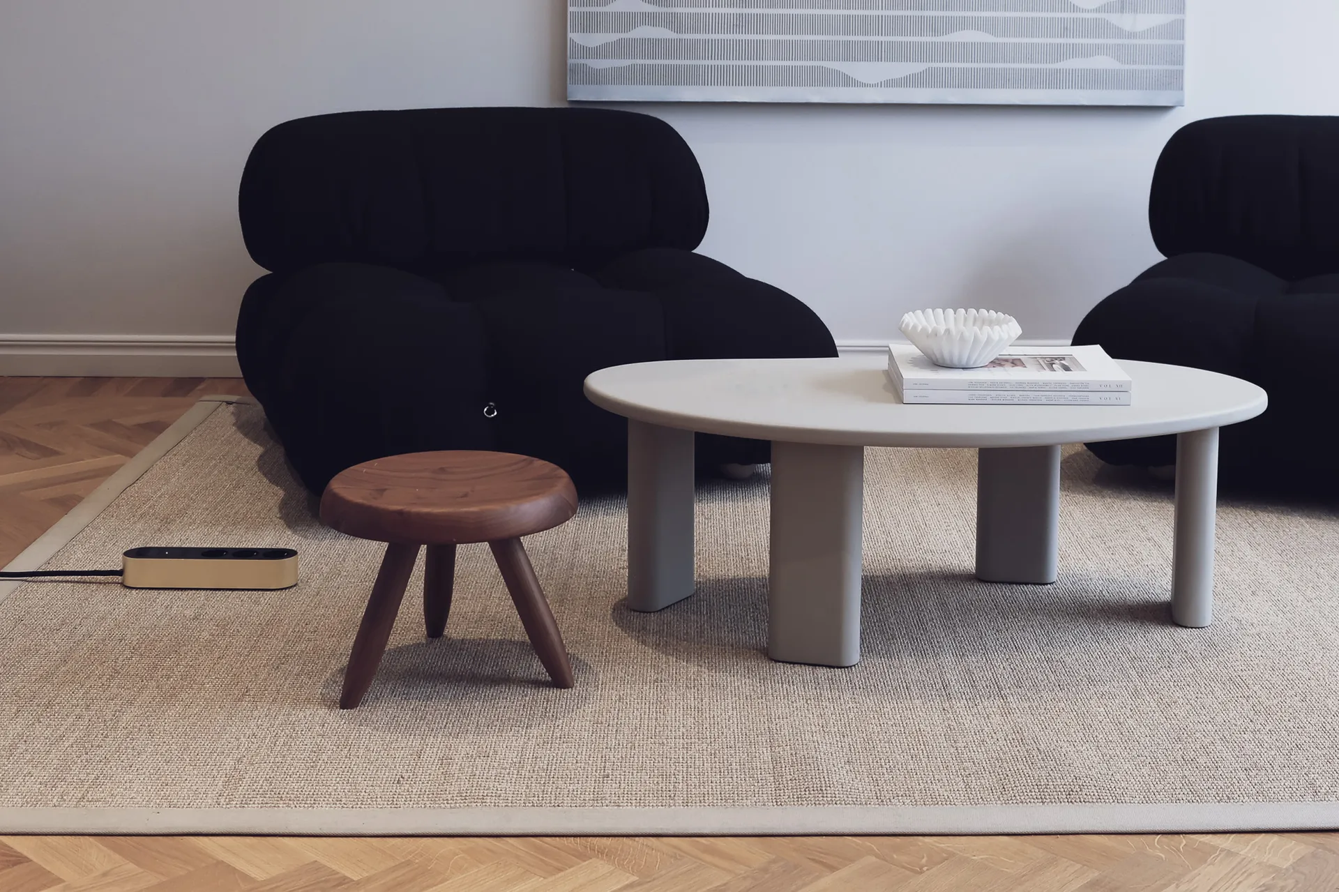 Bloc multiprise Edgar Power Bar, Satin brass palett3