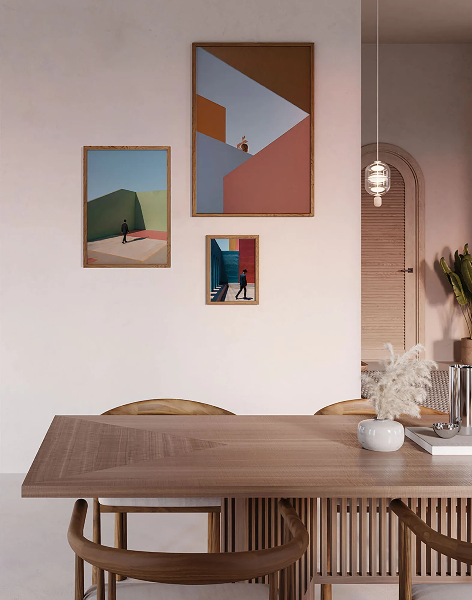 Affiche Angular Afternoon, 50x70 cm Paper Collective