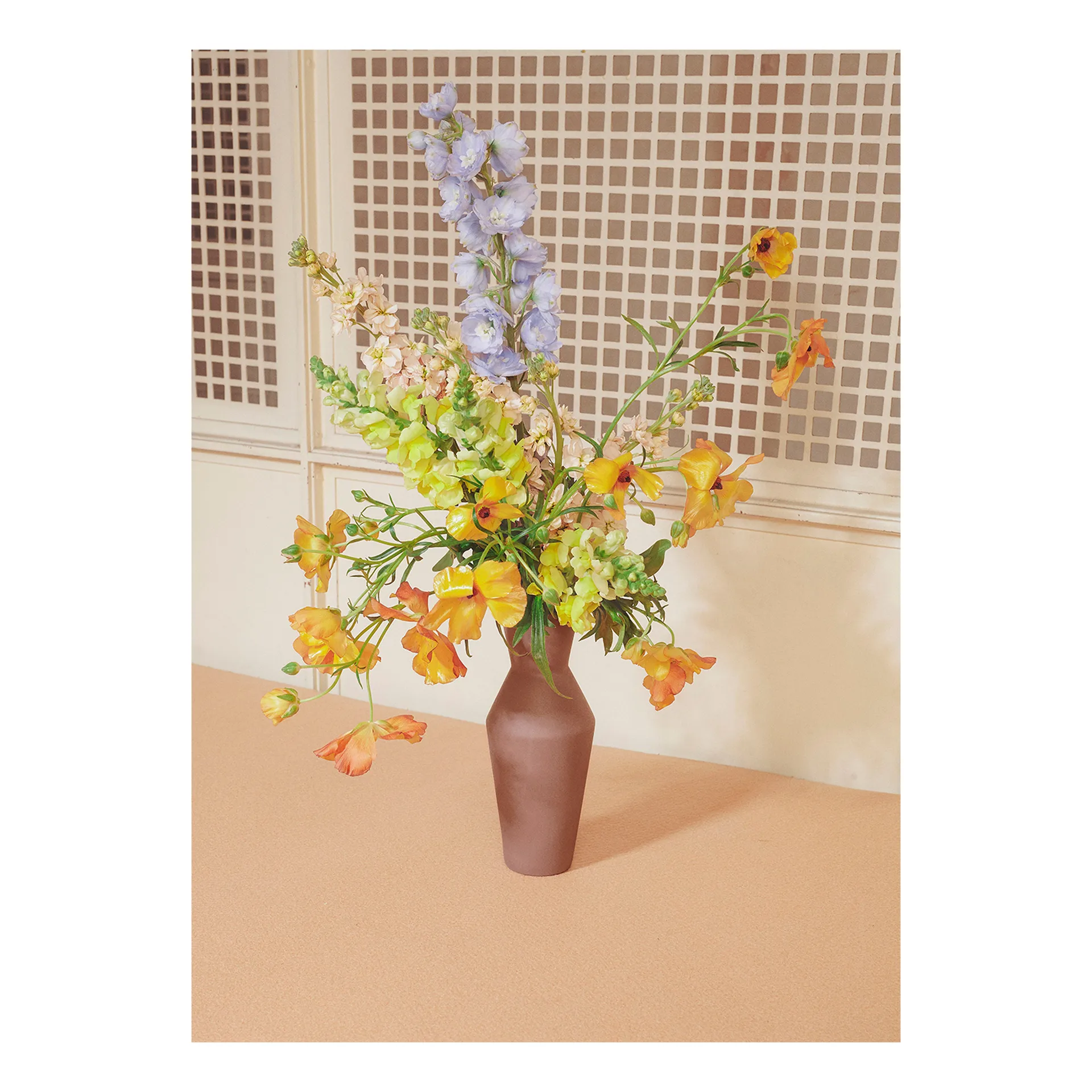 Affiche Blomst 06 beige, 30x40 cm Paper Collective