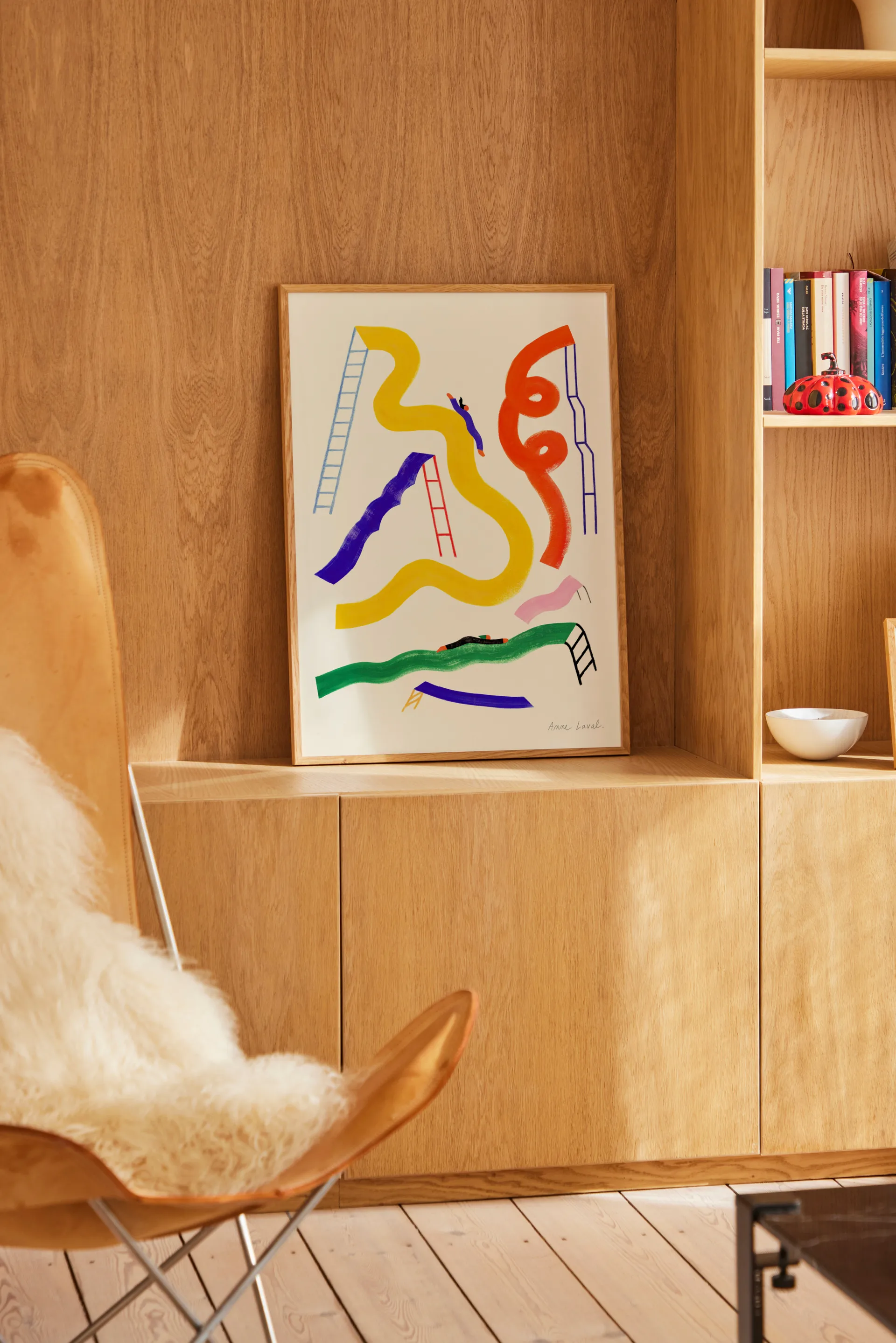 Affiche Glisser, 50x70 cm Paper Collective