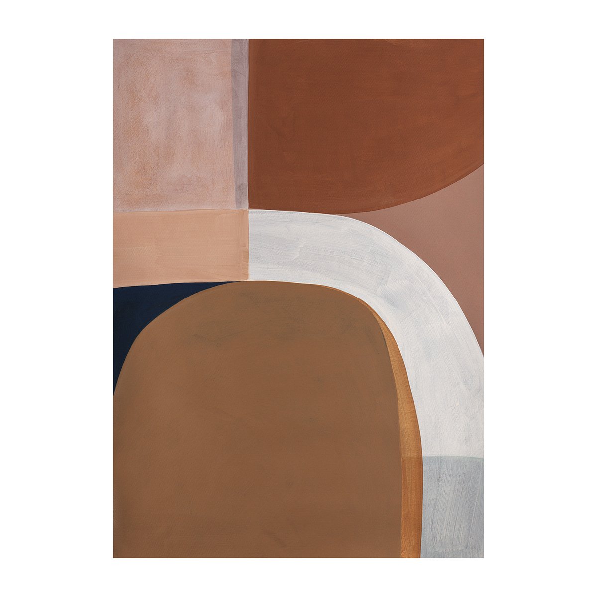 Paper Collective Affiche Painted Shapes 01 70x100 cm