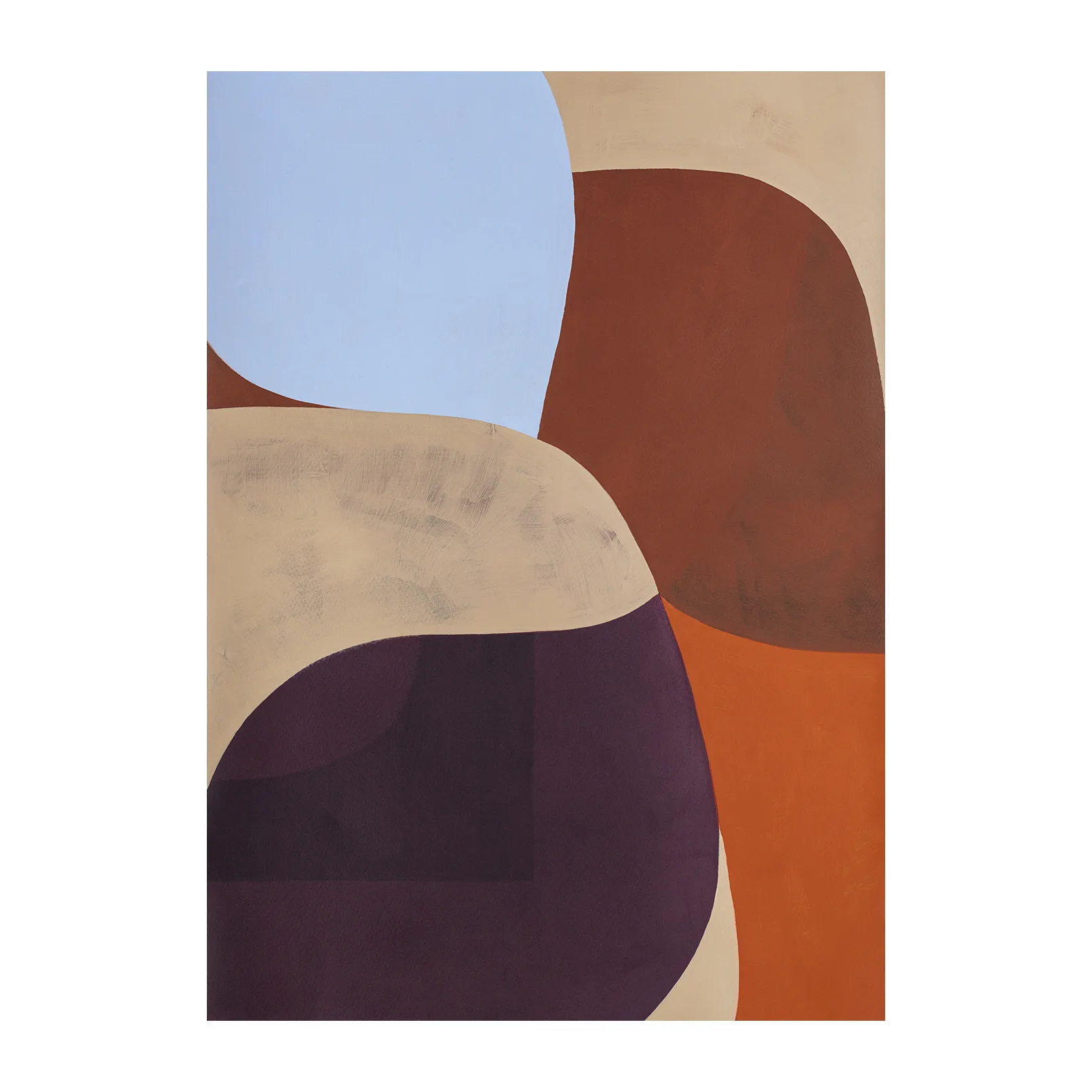 Affiche Painted Shapes 02, 30x40 cm Paper Collective