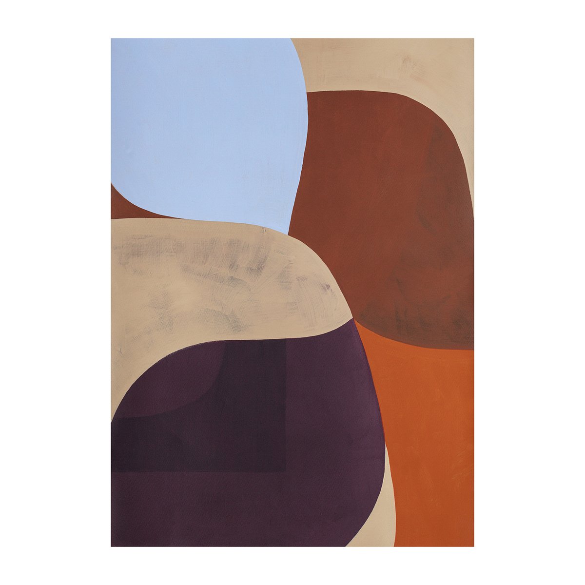 Paper Collective Affiche Painted Shapes 02 50x70 cm