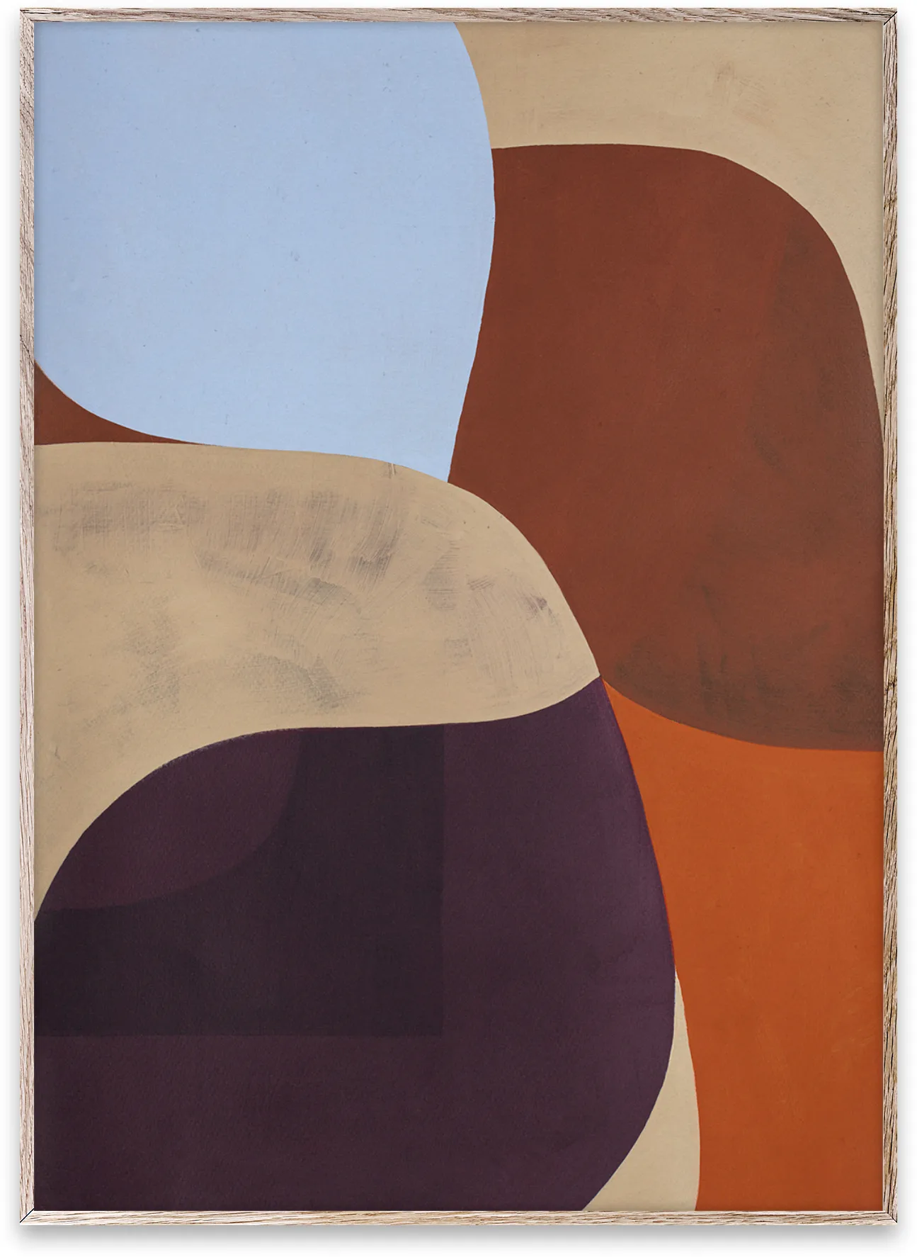 Affiche Painted Shapes 02, 50x70 cm Paper Collective