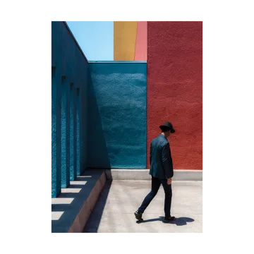 Affiche Primary Spaces - 50x70 cm - Paper Collective