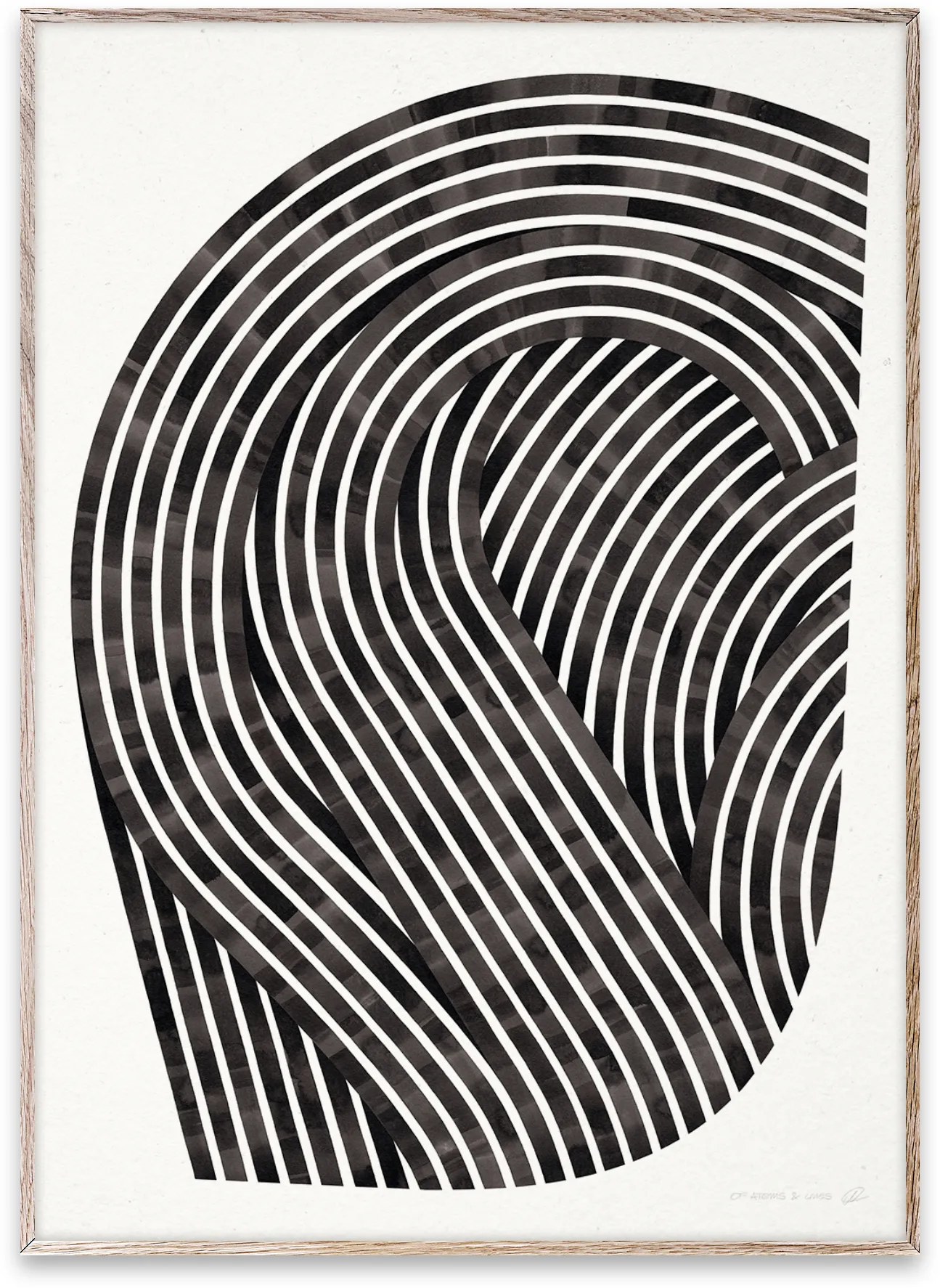 Affiche Quantum Fields 01, 50x70 cm Paper Collective