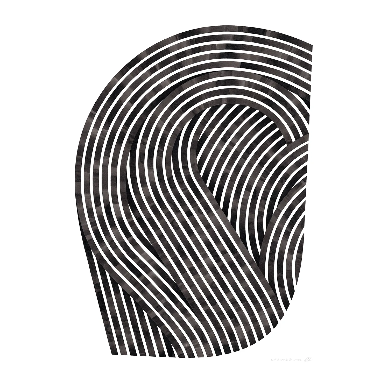 Affiche Quantum Fields 01, 70x100 cm Paper Collective