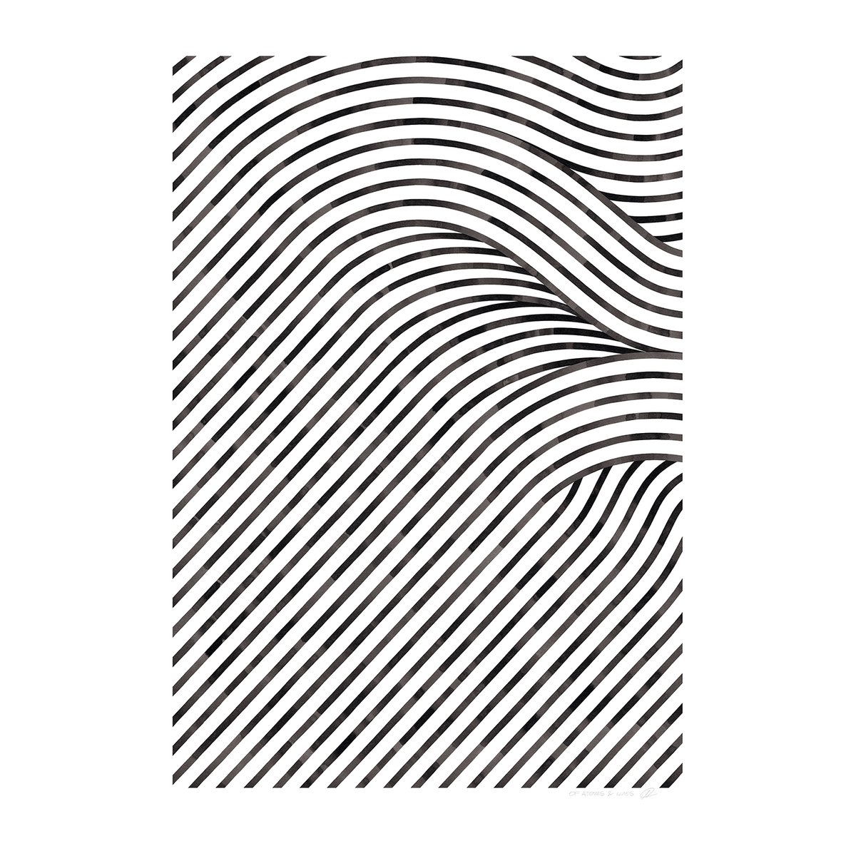 Paper Collective Affiche Quantum Fields 02 50x70 cm