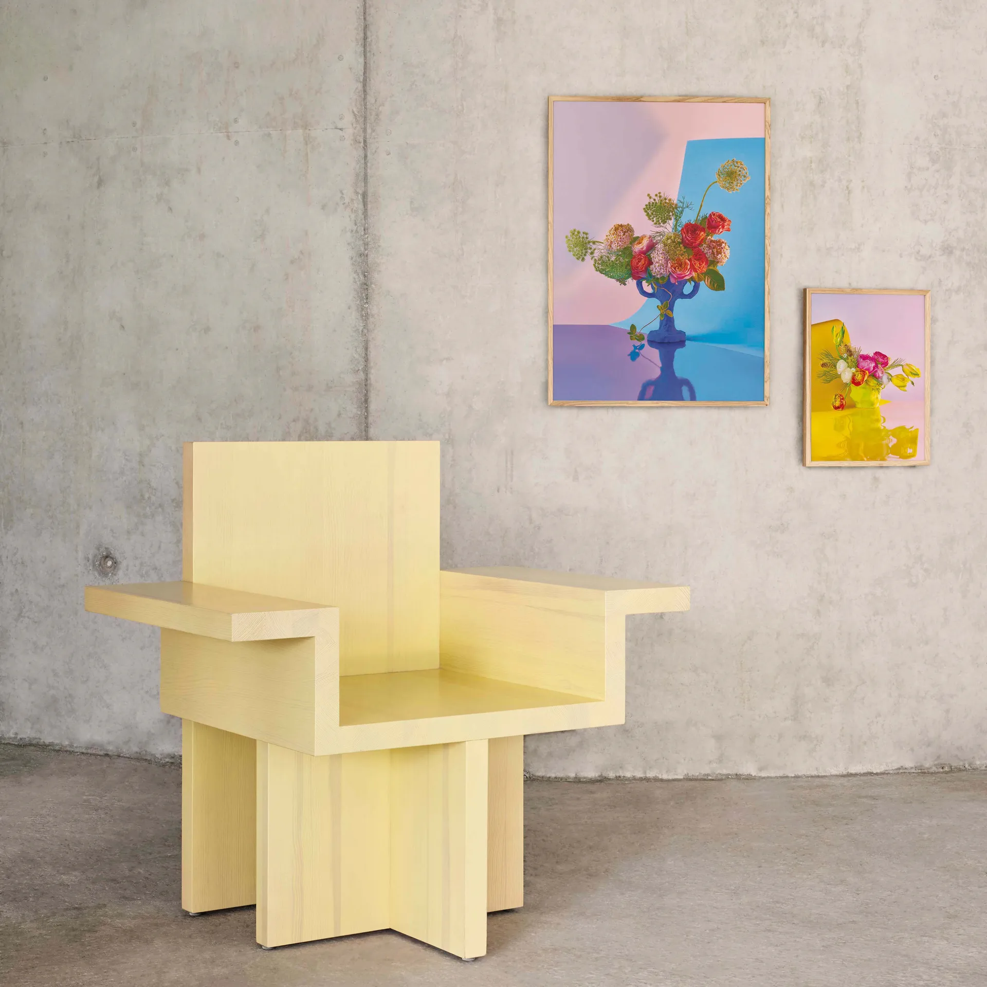 Bloom 03 yellowPoster, 30x40 cm Paper Collective