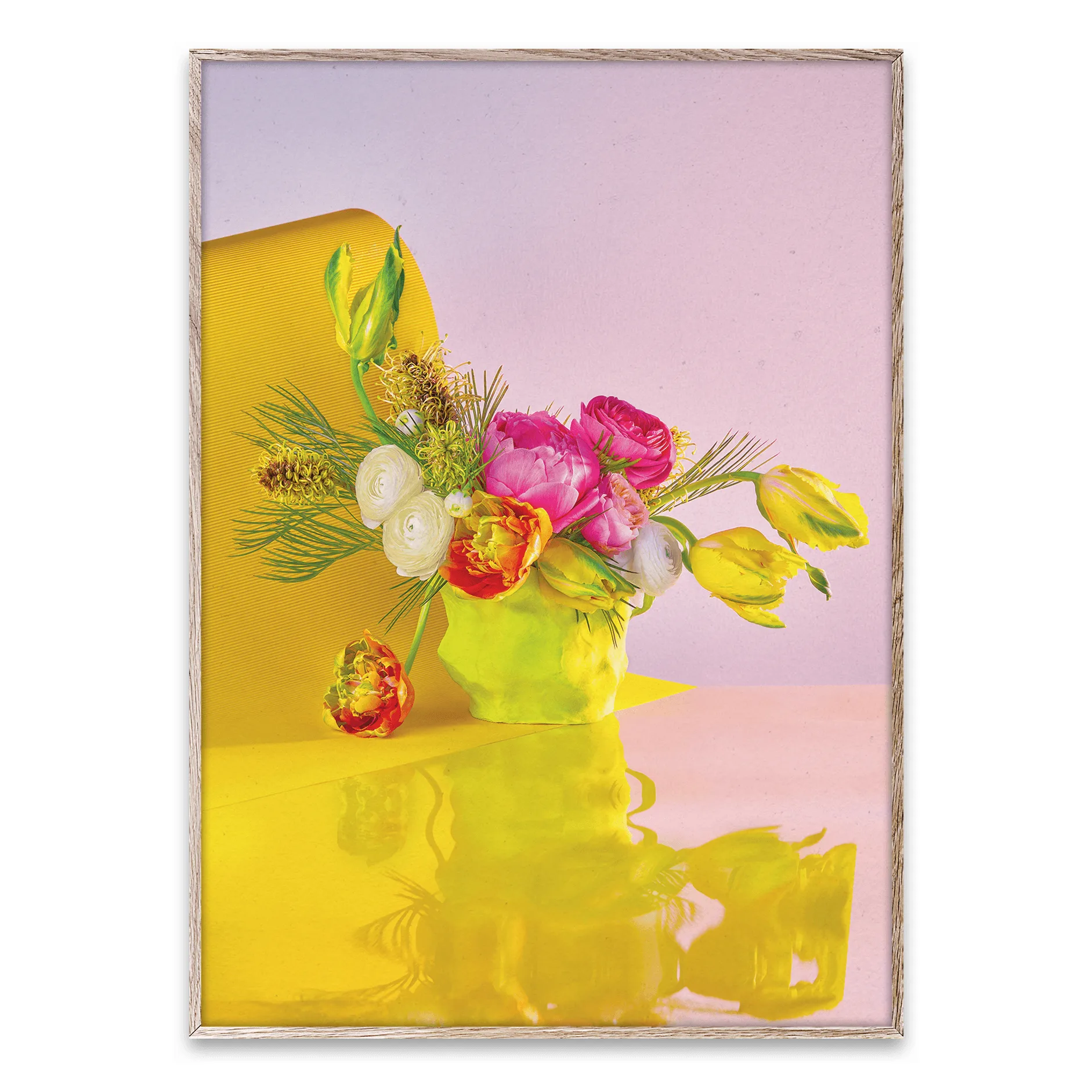 Bloom 03 yellowPoster, 50x70 cm Paper Collective