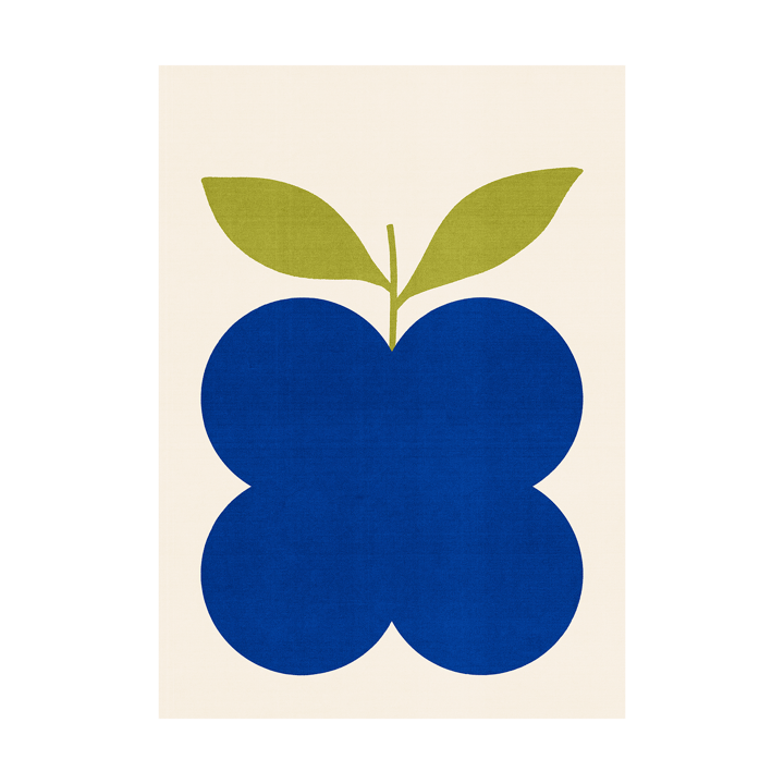 Indigo Fruit poster, 50x70cm Paper Collective