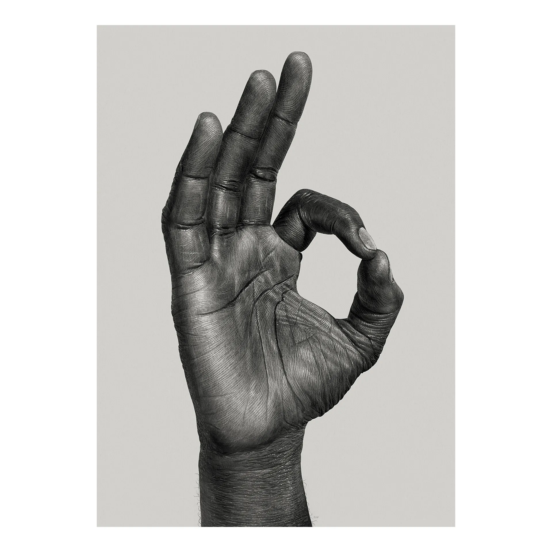 OK poster, 30 x 40 cm Paper Collective