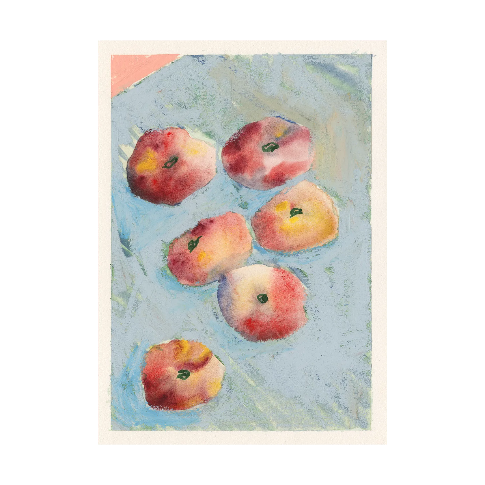 Peaches poster, 50x70cm Paper Collective