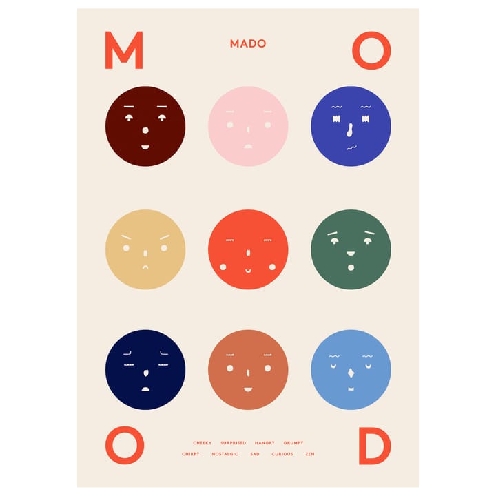 Poster 9 Moods - 70x100 cm - Paper Collective